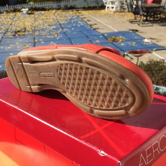 Leather Flats Style Raspberry - Picture 2 of 2